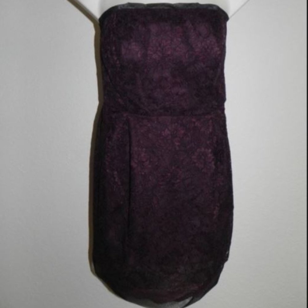 David's Bridal Strapless Dress Plus Size